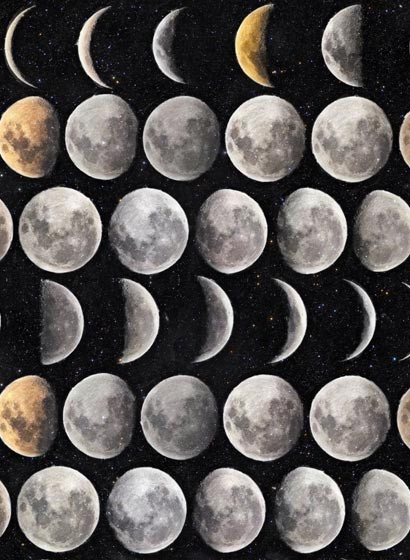 Mindthegap Carta da parati Moon Phases-3193 Mindthegap Carta da parati Moon Phases-3193