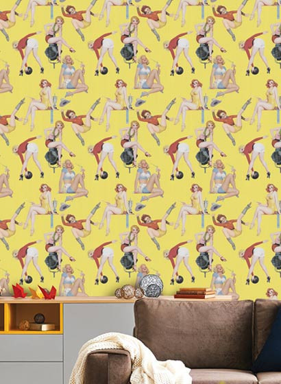 MINDTHEGAP Wallpaper Pin-Up Girls-3195 MINDTHEGAP Wallpaper Pin-Up Girls-3195