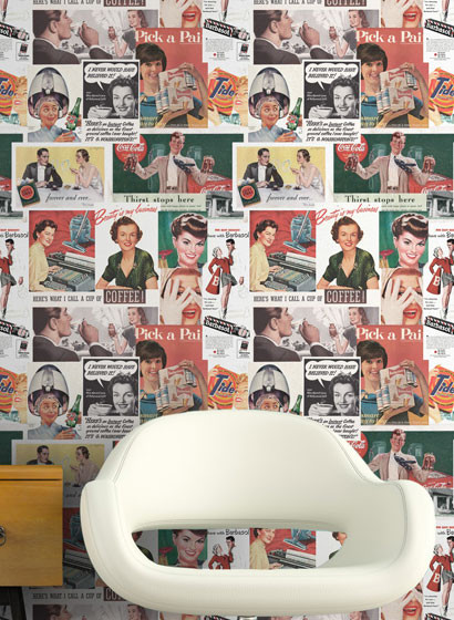 MINDTHEGAP Wallpaper Retro Ads-3196 MINDTHEGAP Wallpaper Retro Ads-3196