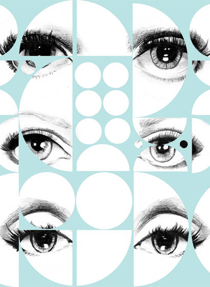 Mindthegap Carta da parati Eyes and Circles-3207 Mindthegap Carta da parati Eyes and Circles-3207