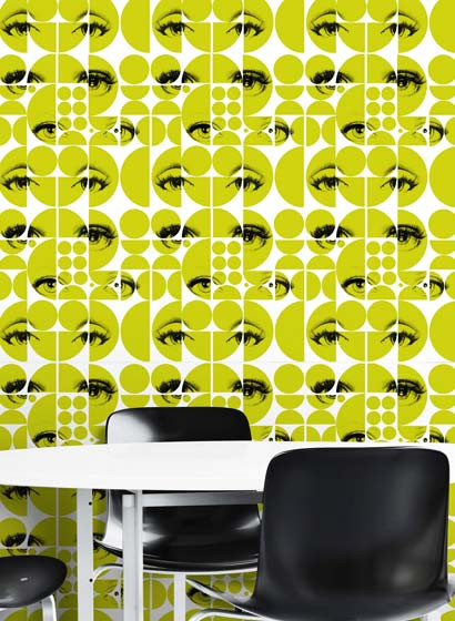 Mindthegap Carta da parati Eyes and Circles-3207 Mindthegap Carta da parati Eyes and Circles-3207