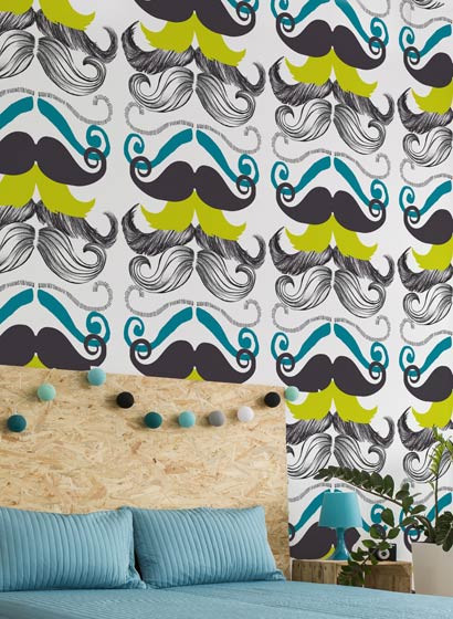 MINDTHEGAP Wallpaper Different Moustaches-3210 MINDTHEGAP Wallpaper Different Moustaches-3210