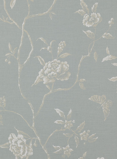 Colefax & Fowler Wallpaper Swedish Tree Old Blue-3234.5 Colefax & Fowler Wallpaper Swedish Tree Old Blue-3234.5