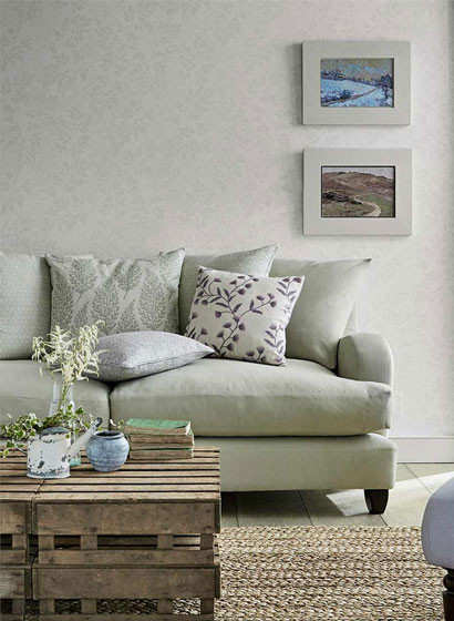 Sanderson Papier peint Spring Leaves-3305 Sanderson Papier peint Spring Leaves-3305