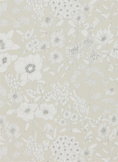 Sanderson Wallpaper Maelee Linen-3309.2