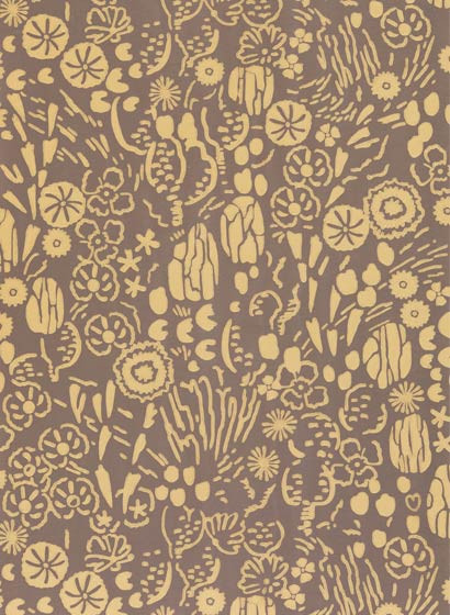 Farrow & Ball Papier peint Atacama - Mahogany/ Gold-3314.2 Farrow & Ball Papier peint Atacama - Mahogany/ Gold-3314.2