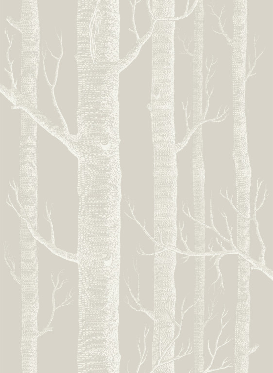 Cole & Son Papier peint Woods Icons - Stone & White-3359.2 Cole & Son Papier peint Woods Icons - Stone & White-3359.2