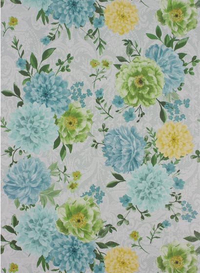 Tapete Duchess Garden v. Matthew Williamson - Aqua/ Turquois-3367.4 Tapete Duchess Garden v. Matthew Williamson - Aqua/ Turquois-3367.4