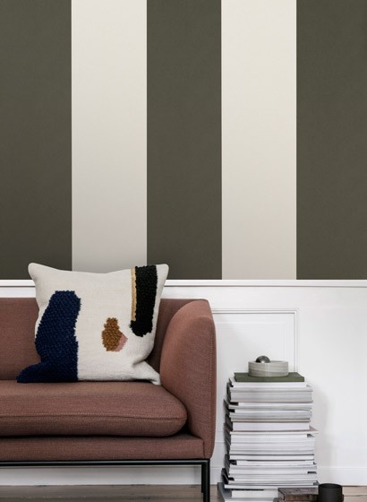 Ferm Living Wallpaper Thick Lines-3392 Ferm Living Wallpaper Thick Lines-3392