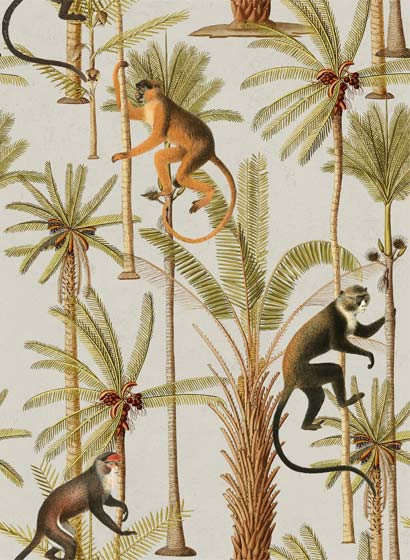 Affen Tapete Barbados von MIND THE GAP - WP20161-3401.2 Affen Tapete Barbados von MIND THE GAP - WP20161-3401.2
