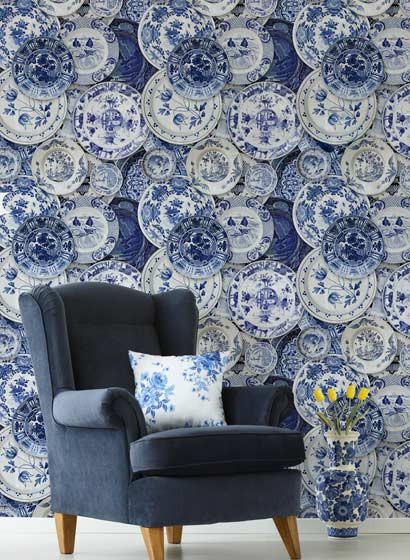 Mindthegap Carta da parati Delftware-3409 Mindthegap Carta da parati Delftware-3409
