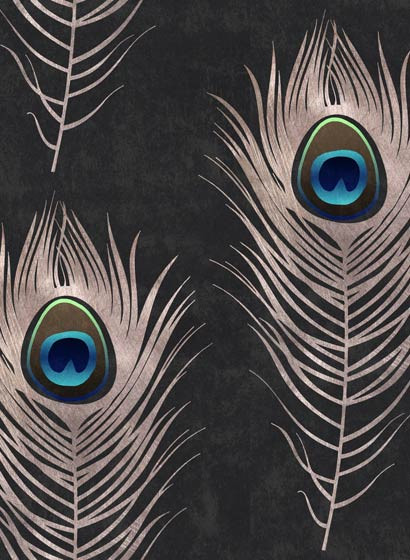 Mindthegap Carta da parati Peacock-3441 Mindthegap Carta da parati Peacock-3441
