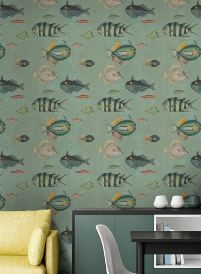 Mindthegap Carta da parati Poissons-3443 Mindthegap Carta da parati Poissons-3443