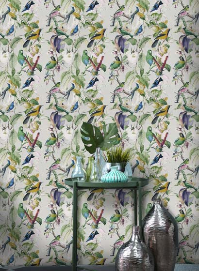 Mindthegap Carta da parati Tropical Birds-3458 Mindthegap Carta da parati Tropical Birds-3458