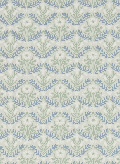 Tapete Morris Bellflowers von Morris & Co. - Grey/ Fennel-3507.5 Tapete Morris Bellflowers von Morris & Co. - Grey/ Fennel-3507.5