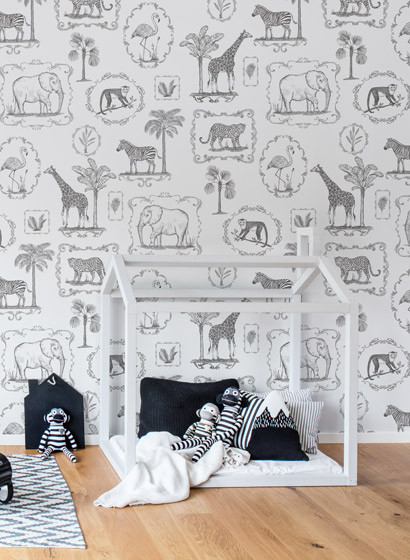 Rebel Walls Carta da parati panoramica Animal Party-3527 Rebel Walls Carta da parati panoramica Animal Party-3527