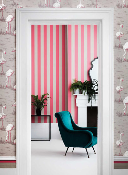 Cole & Son Wallpaper Glastonbury Stripe-3610 Cole & Son Wallpaper Glastonbury Stripe-3610