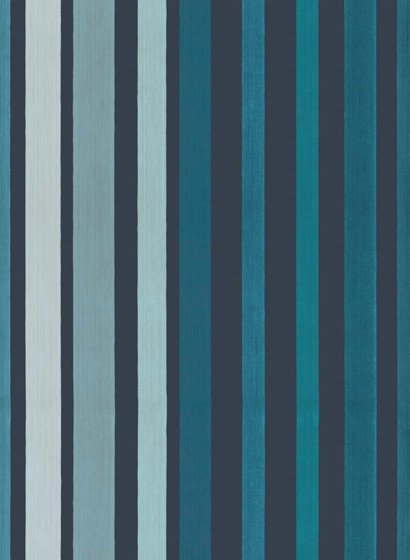 Cole & Son Wallpaper Carousel Stripe Ink & Blues-3613.1
