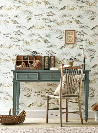 Sanderson Wallpaper Estuary Birds-3675 Sanderson Wallpaper Estuary Birds-3675