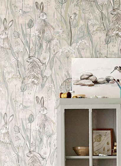Sanderson Papier peint Dune Hares-3682 Sanderson Papier peint Dune Hares-3682