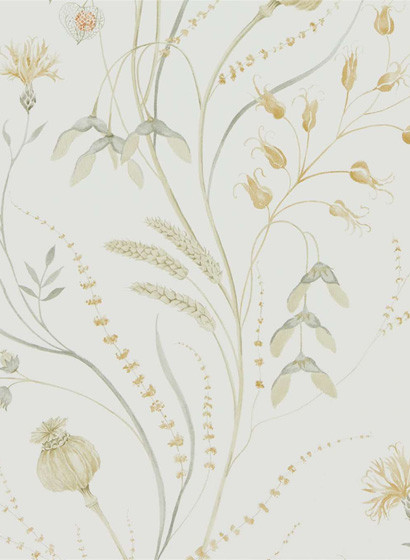 Sanderson Papier peint Summer Harvest - Silver/ Corn-3684.3