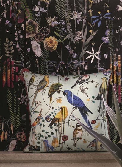 Christian Lacroix Wallpaper Babylonia Nights Panoramic-3768 Christian Lacroix Wallpaper Babylonia Nights Panoramic-3768