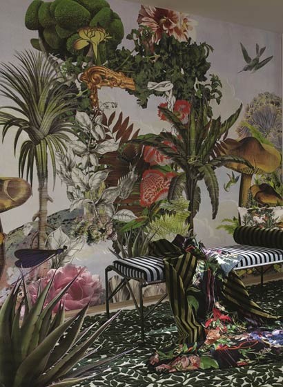 Christian Lacroix Wallpaper Jardin des Reves Panoramic-3773 Christian Lacroix Wallpaper Jardin des Reves Panoramic-3773