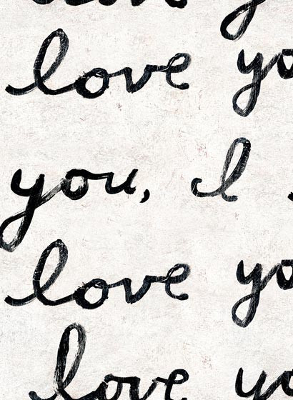 Mindthegap Papier peint I Love You - WP20272-3833.1 Mindthegap Papier peint I Love You - WP20272-3833.1