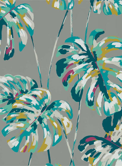 Florale Tapete Kelapa von Harlequin-3861