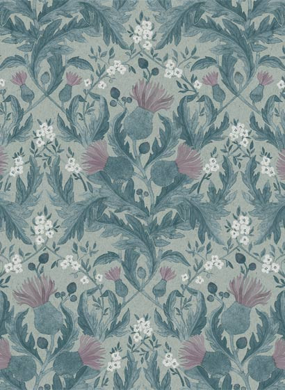 Florale Tapete Thistle von Boras - 7204-3875.2 Florale Tapete Thistle von Boras - 7204-3875.2