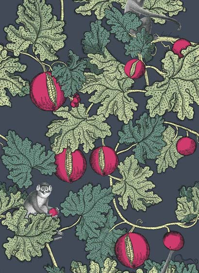 Tapete Frutto Proibito von Cole & Son - Ink & Magenta-3886.1 Tapete Frutto Proibito von Cole & Son - Ink & Magenta-3886.1