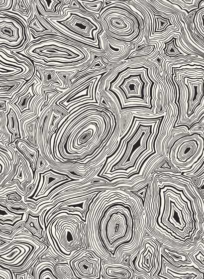 Cole & Son Wallpaper Malachite White and Black-3894.4 Cole & Son Wallpaper Malachite White and Black-3894.4