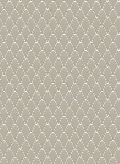 Ailanto Papier peint Leaf Me Alone - White on Grey-3916.3 Ailanto Papier peint Leaf Me Alone - White on Grey-3916.3