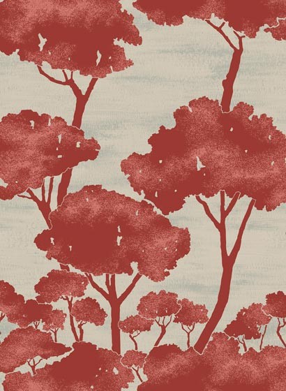 Baumtapete Pini von Ailanto - Burnt Orange-3918.1 Baumtapete Pini von Ailanto - Burnt Orange-3918.1