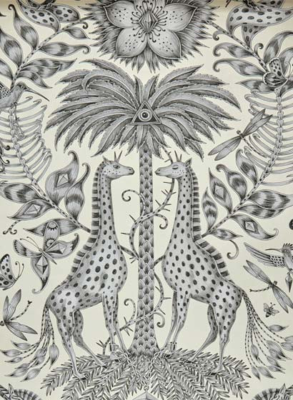 Streifentapete Kruger von Clarke & Clarke - Monochrome-4058.5 Streifentapete Kruger von Clarke & Clarke - Monochrome-4058.5