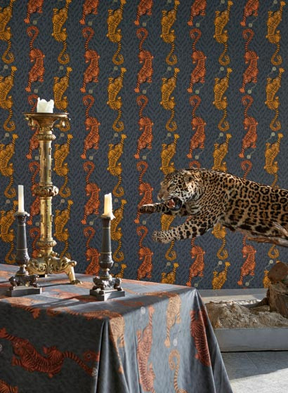 Clarke & Clarke Carta da parati Tigris-4060 Clarke & Clarke Carta da parati Tigris-4060