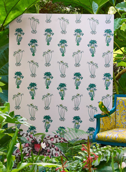 Clarke & Clarke Papier peint Jungle Palms-4061 Clarke & Clarke Papier peint Jungle Palms-4061