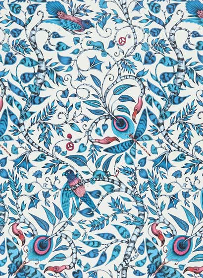 Clarke & Clarke Wallpaper Rousseau-4062 Clarke & Clarke Wallpaper Rousseau-4062