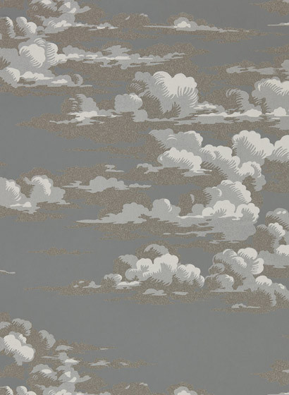 Wolken Tapete Silvi Clouds von Sanderson - Taupe Grey-4085.3