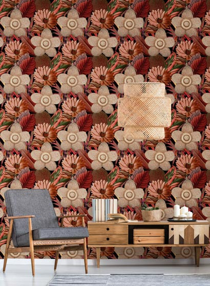 Mindthegap Papier peint Water Lilies-4139 Mindthegap Papier peint Water Lilies-4139