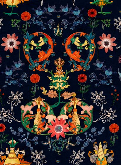 Mindthegap Papier peint Transylvania Folk-4161 Mindthegap Papier peint Transylvania Folk-4161