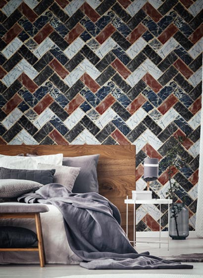 Mindthegap Papier peint Herringbone-4166 Mindthegap Papier peint Herringbone-4166