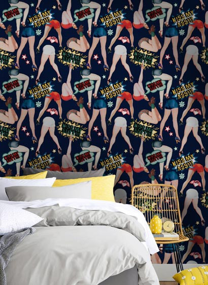 Mindthegap Papier peint Kiss My Ass-4172 Mindthegap Papier peint Kiss My Ass-4172