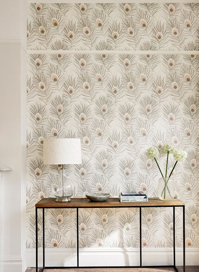 Pfauenfeder Tapete Orlena von Harlequin-4192