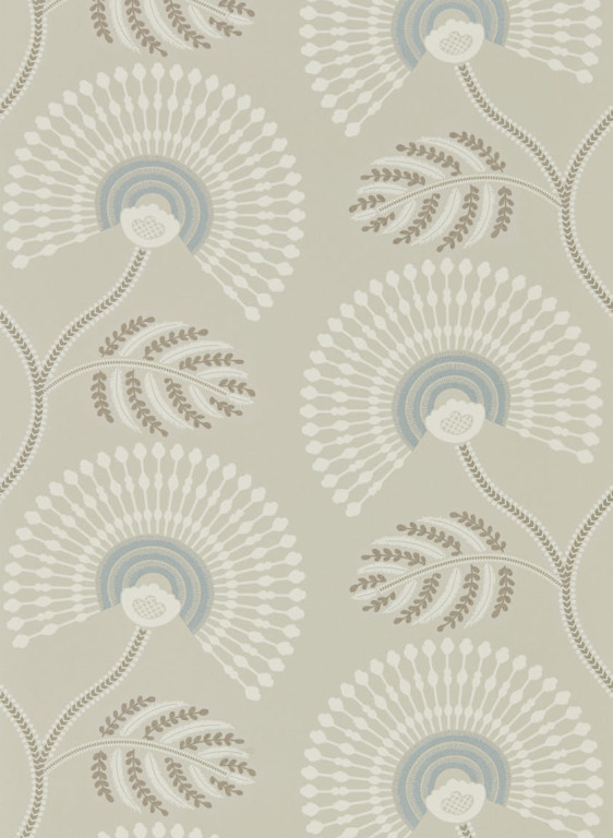 Florale Tapete Louella von Harlequin - Seaglass/ Pearl-4195.1