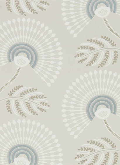 Florale Tapete Louella von Harlequin - Seaglass/ Pearl-4195.1 Florale Tapete Louella von Harlequin - Seaglass/ Pearl-4195.1