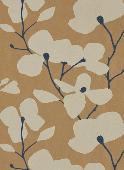 Harlequin Carta da parati Kienze Shimmer - Antique Gold/ Ink-4202.1