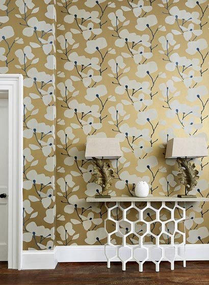 Blumen Tapete Kienze Shimmer von Harlequin-4202