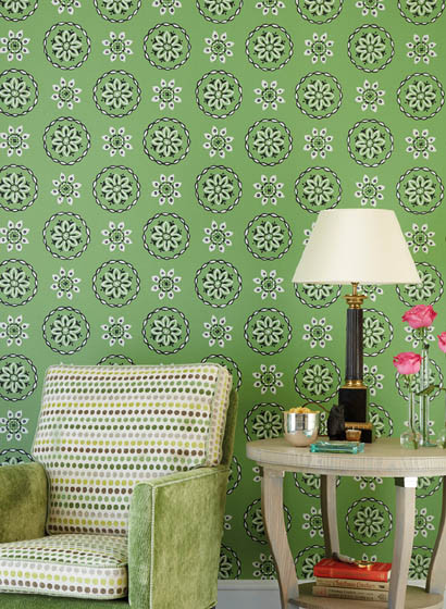 Blüten Tapete Garance von Nina Campbell-4211 Blüten Tapete Garance von Nina Campbell-4211