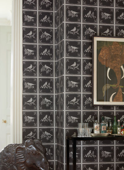 Vogel Tapete Fortoiseau von Nina Campbell-4213 Vogel Tapete Fortoiseau von Nina Campbell-4213